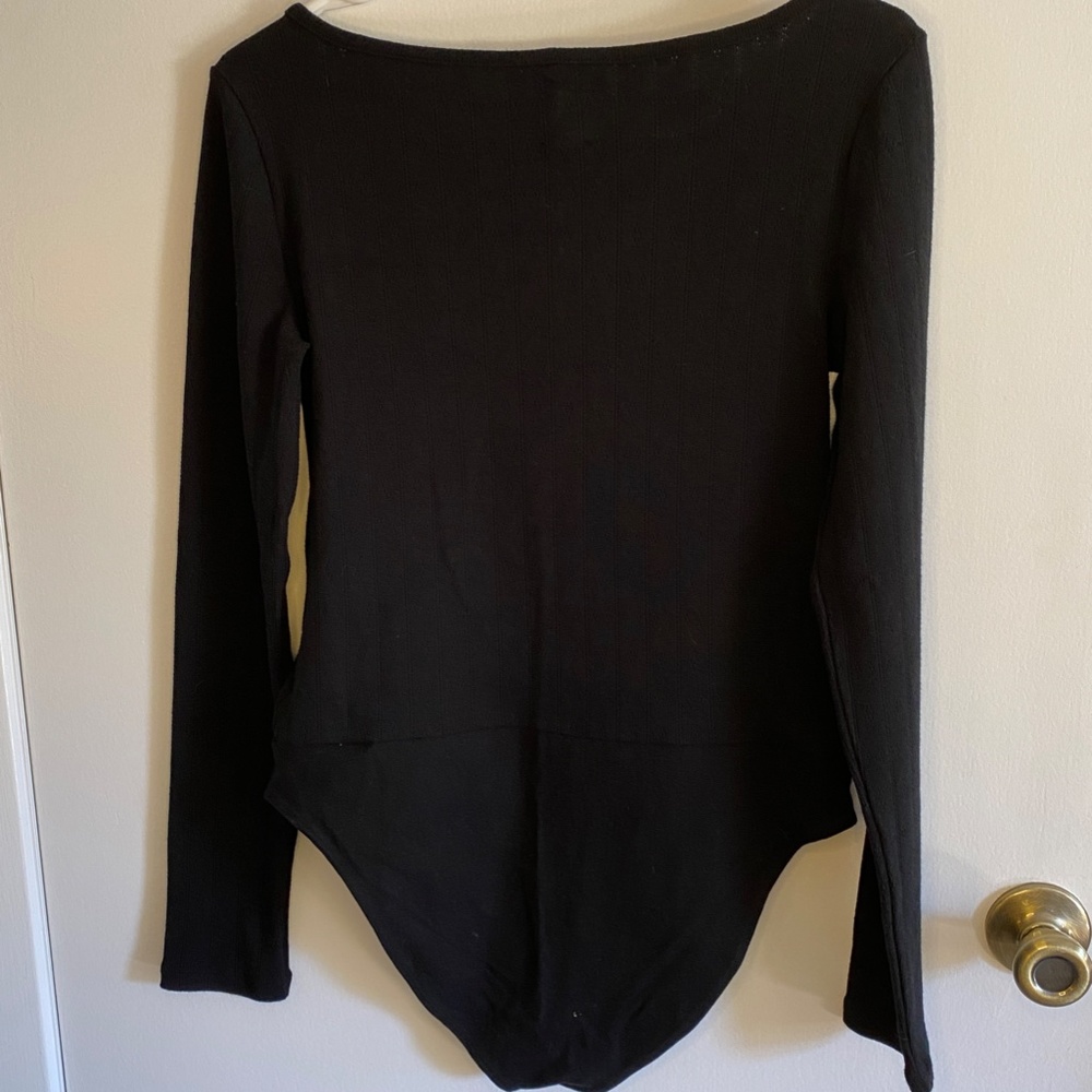 Gap Bodysuit Black Size M New w/Tags - Picture 2 of 3